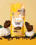 NEW! Think Whole Bean Organic Coffee with Lion’s Mane & Chaga Mushrooms (8-pack)