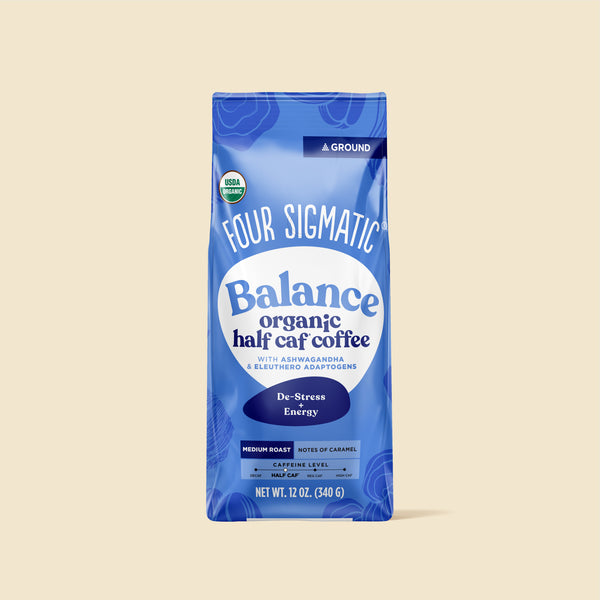 Balance Organic Half Caf Ground Coffee - 8pack (12oz)