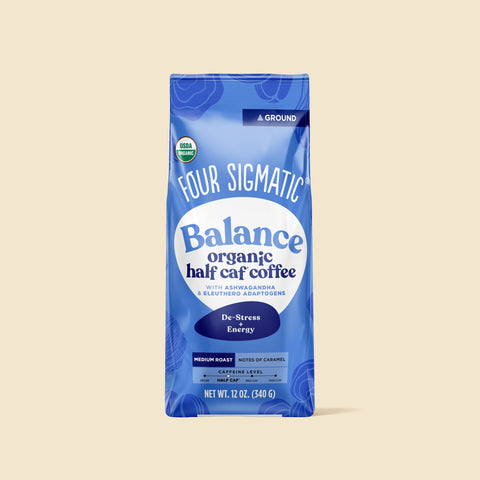 Balance Organic Half Caf Ground Coffee - 8pack (12oz)