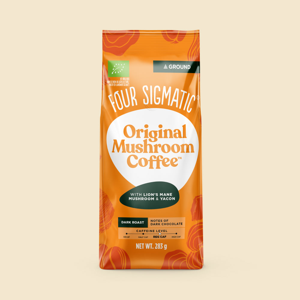 Original Mushroom Coffee, Ground - 8 Pack
