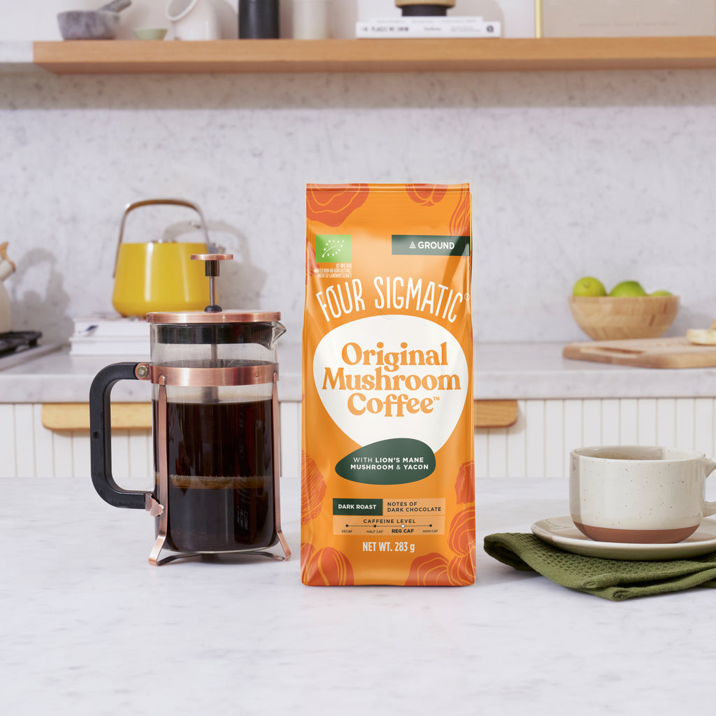 Original Mushroom Coffee, Ground - 8 Pack