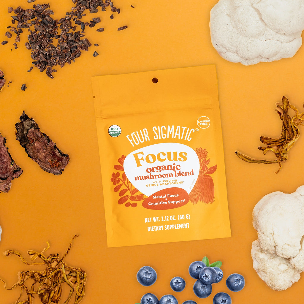 Focus Organic Mushroom Blend - 6 pack