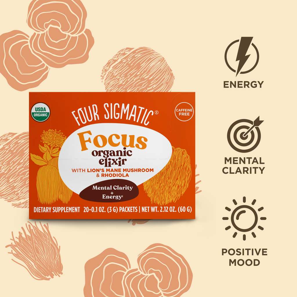 Focus Organic Elixir w/ Lion's Mane - 4pack