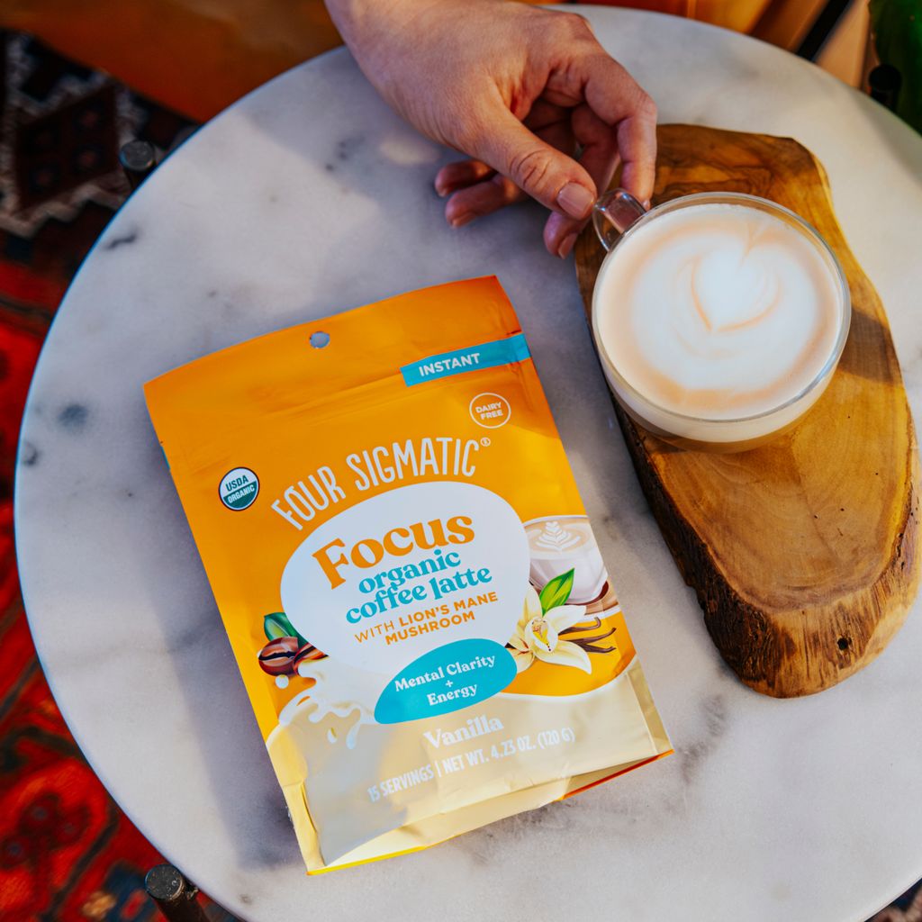 Focus Organic Coffee Latte - Vanilla (6-Pack)