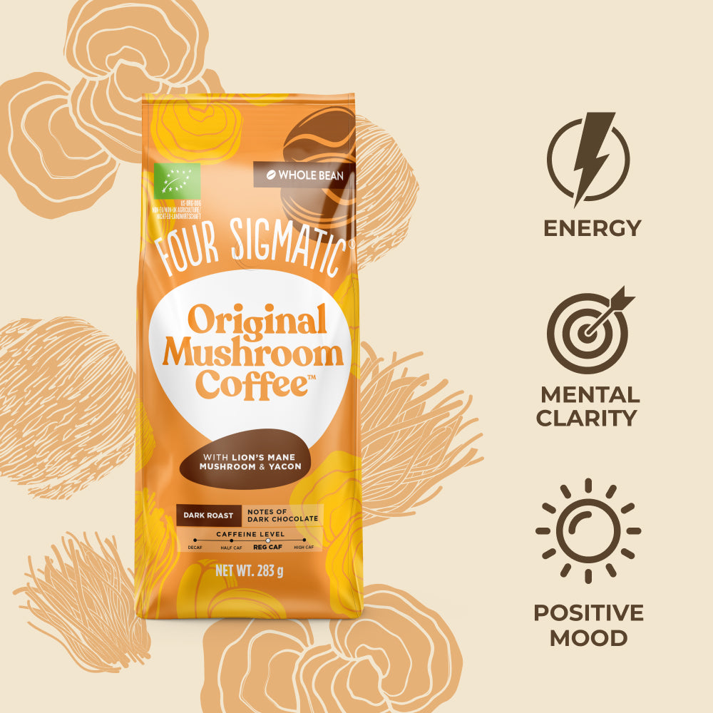 Original Mushroom Coffee - Whole Bean (8-Pack)