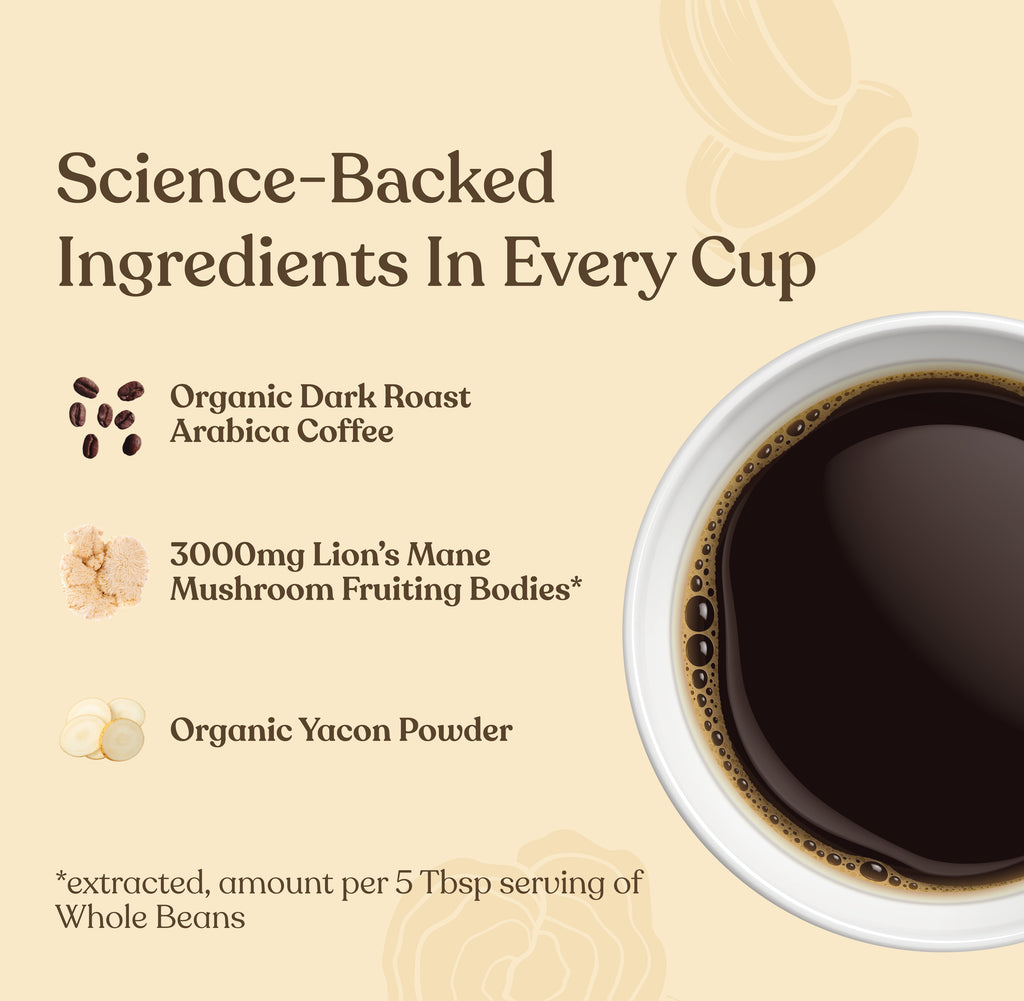 Original Mushroom Coffee - Whole Bean (8-Pack)