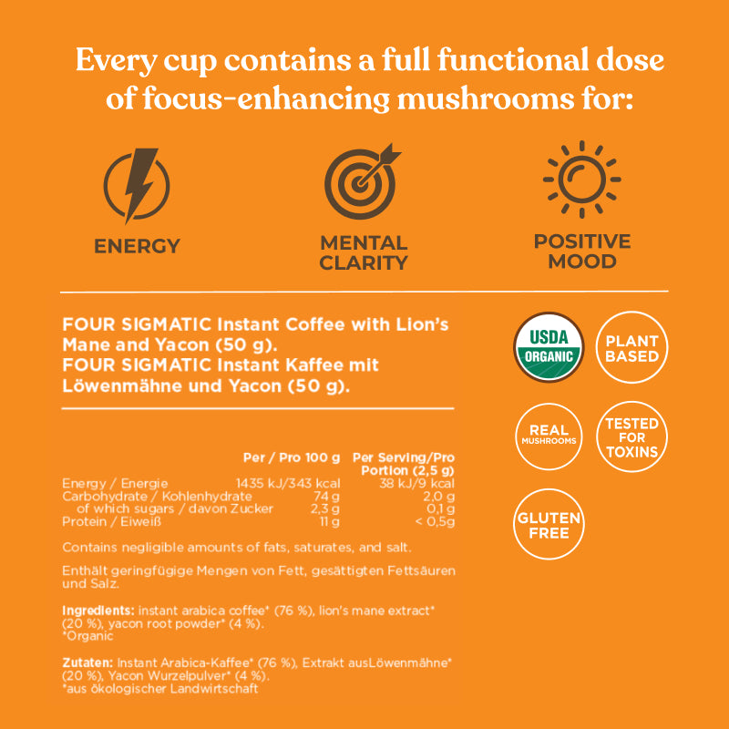 Original Mushroom Coffee - Instant (6-Pack)