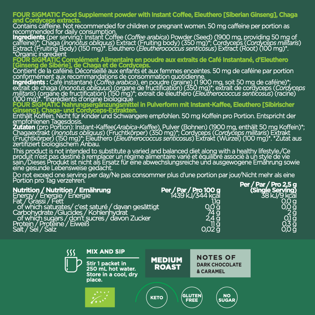 Shield Organic Instant Coffee - 4pack