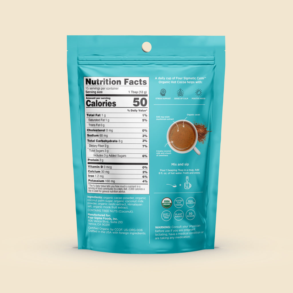 Calm Organic Mylk Hot Cocoa Multi-serve - 6 pack