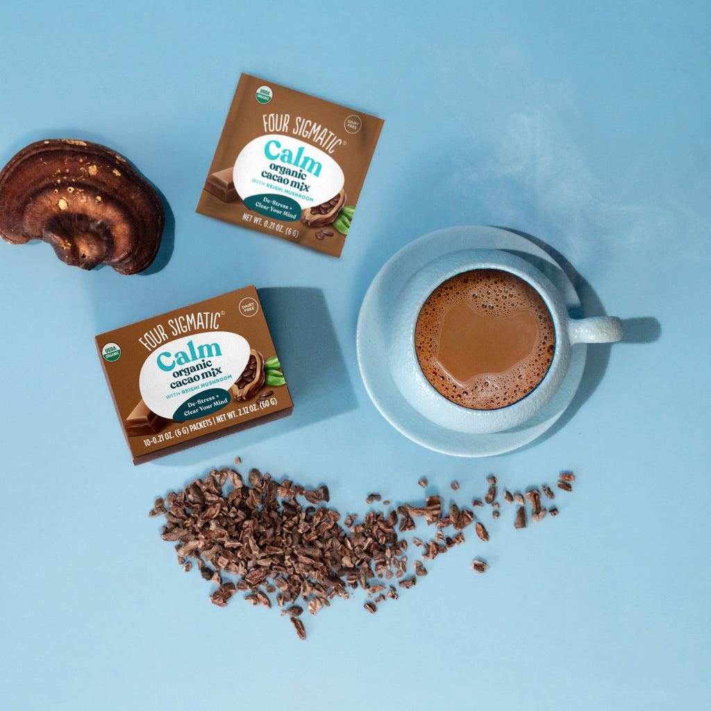 Calm Organic Mushroom Cacao - 4 pack