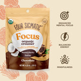 Focus Organic Creamer Chocolate - 6pack