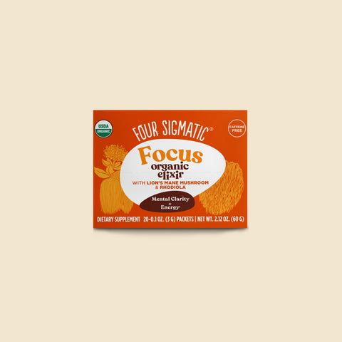 Focus Organic Elixir w/ Lion's Mane - 4pack