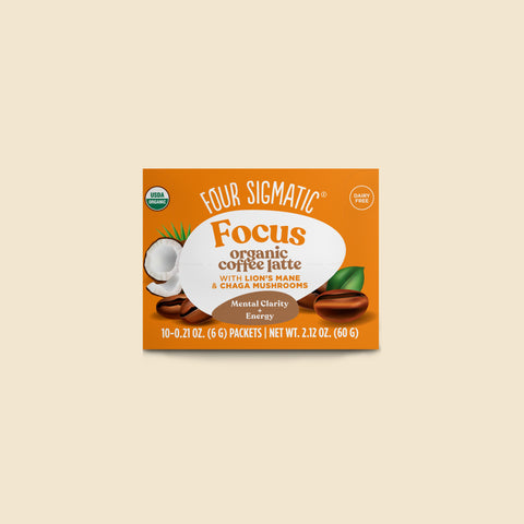 Focus Organic Coffee Latte - 4pack