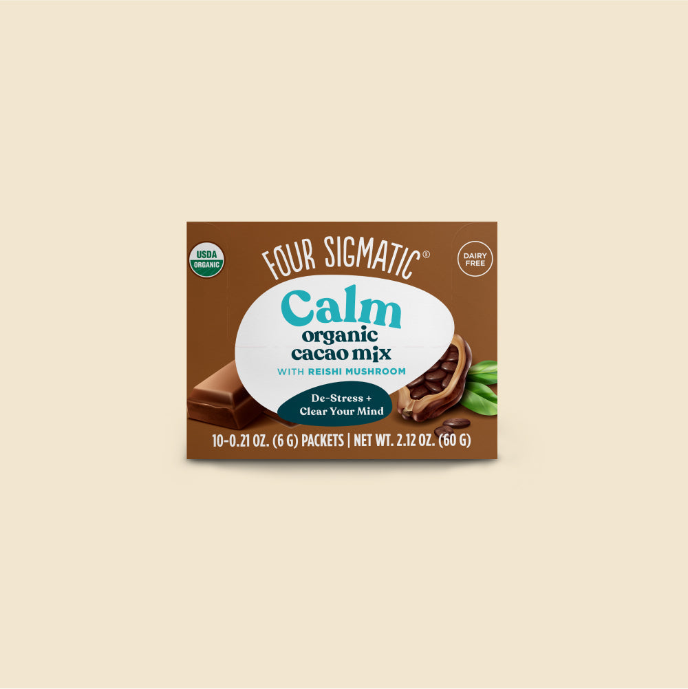 Calm Organic Mushroom Cacao - 4 pack