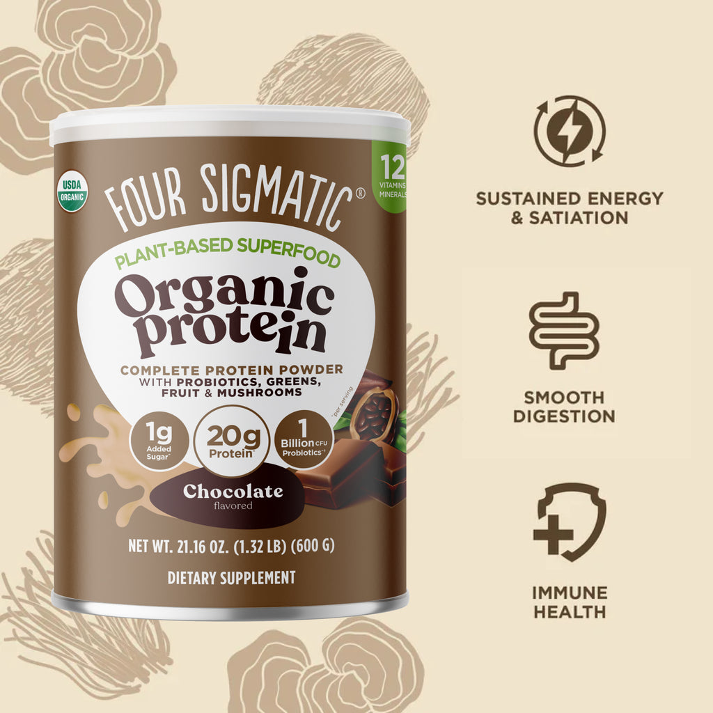 Organic Plant-Based Protein - Chocolate - 6 pack