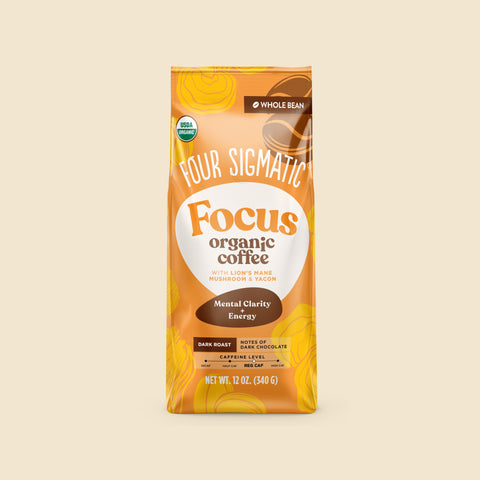 Focus Organic Whole Bean Coffee - 8pack (12oz)