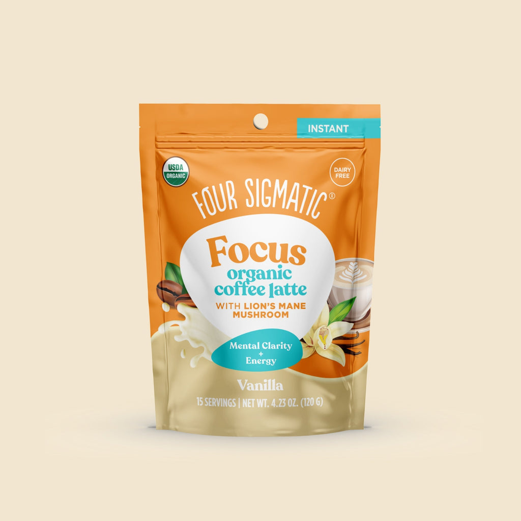 Focus Organic Coffee Latte - Vanilla (6-Pack)
