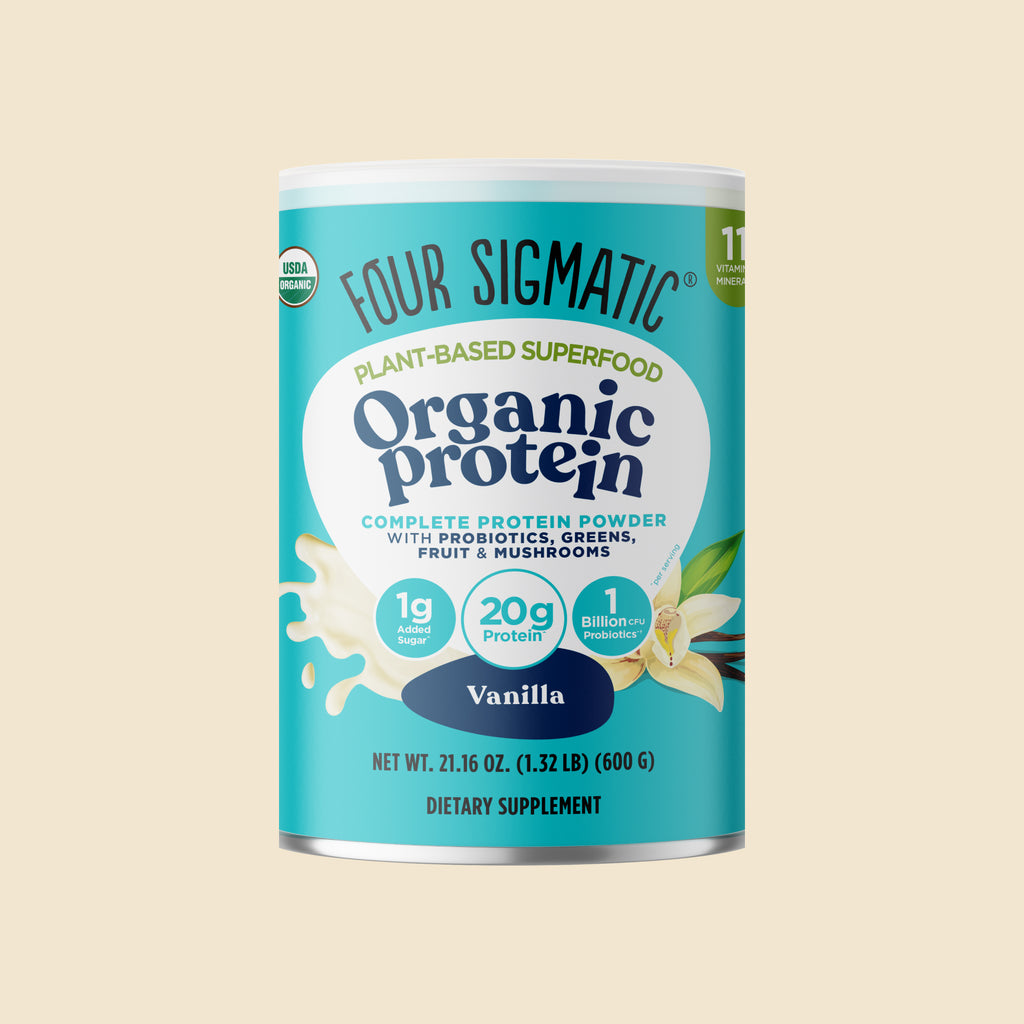 Organic Plant-Based Protein - Vanilla - 6 pack